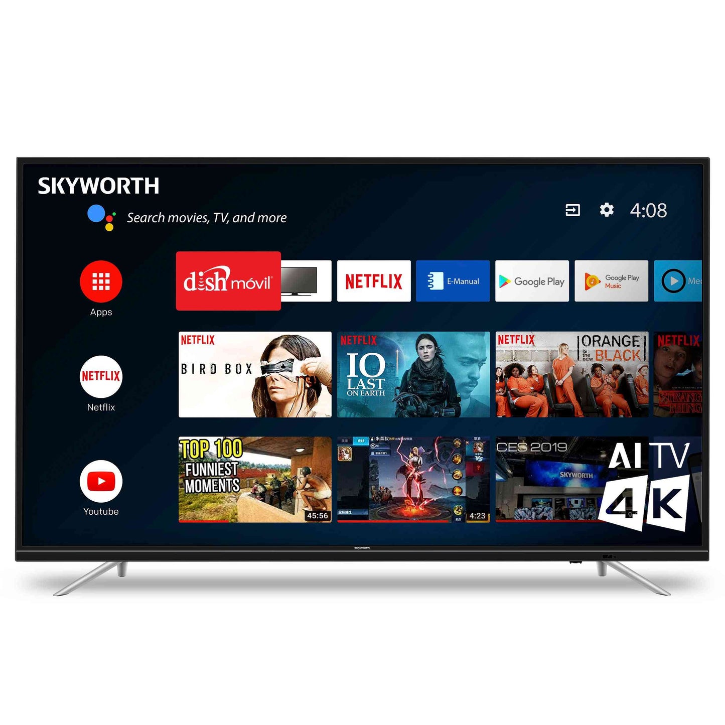 Skyworth 55 inch Ultra HD OLED Android Smart TV 55S9A - Tech Tavern