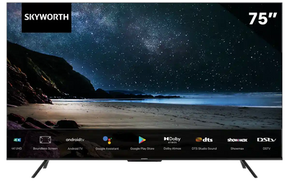 Skyworth 75 inch 4K UHD Android 10 Smart TV 75SUD9350F - Tech Tavern