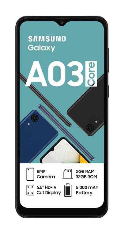 Samsung Galaxy A03 Core 32GB Dual Sim - Black - Tech Tavern